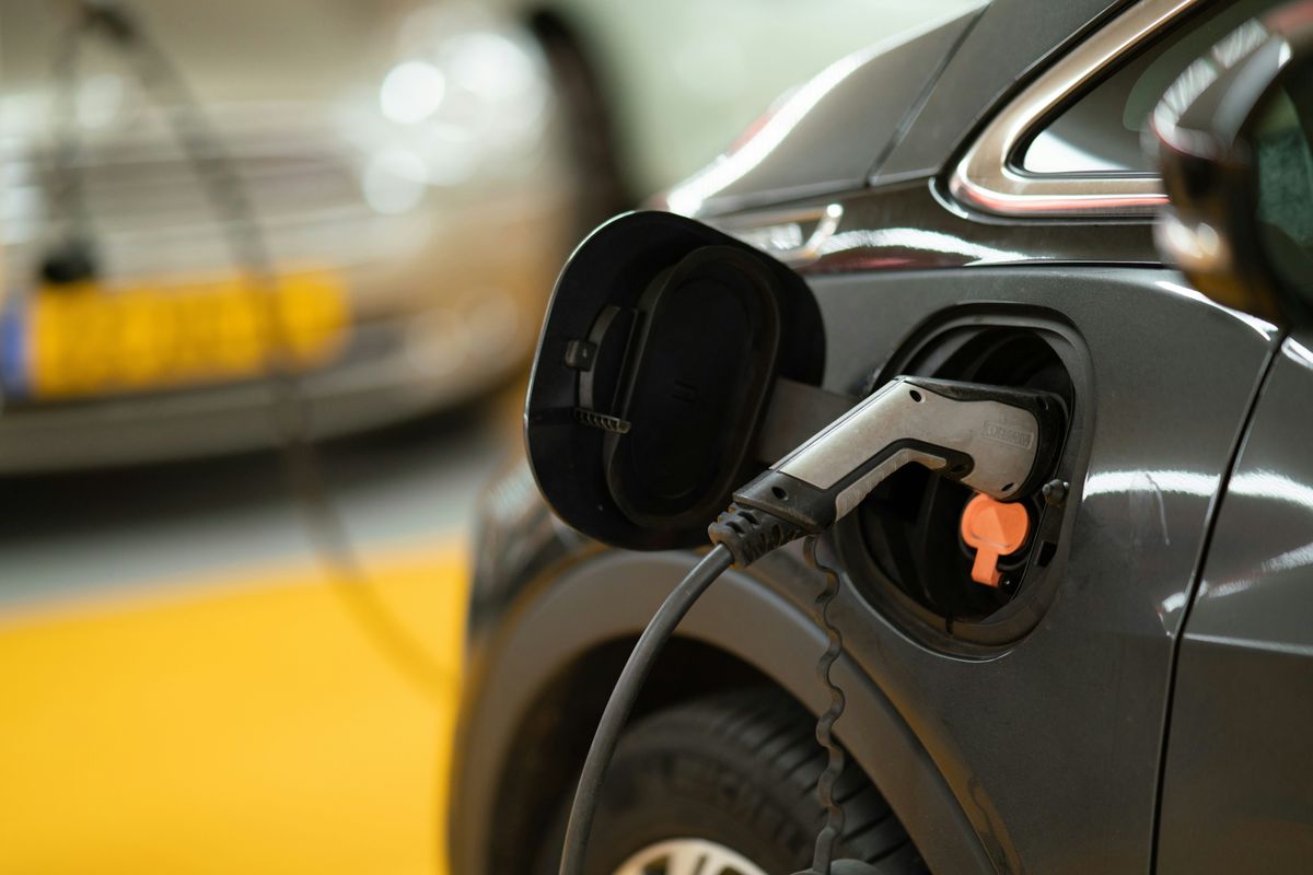 Electric vehicle charging.