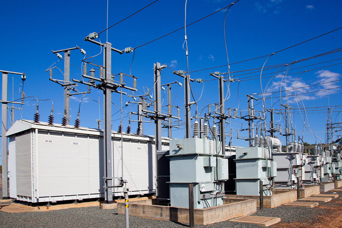 Electrical substations.