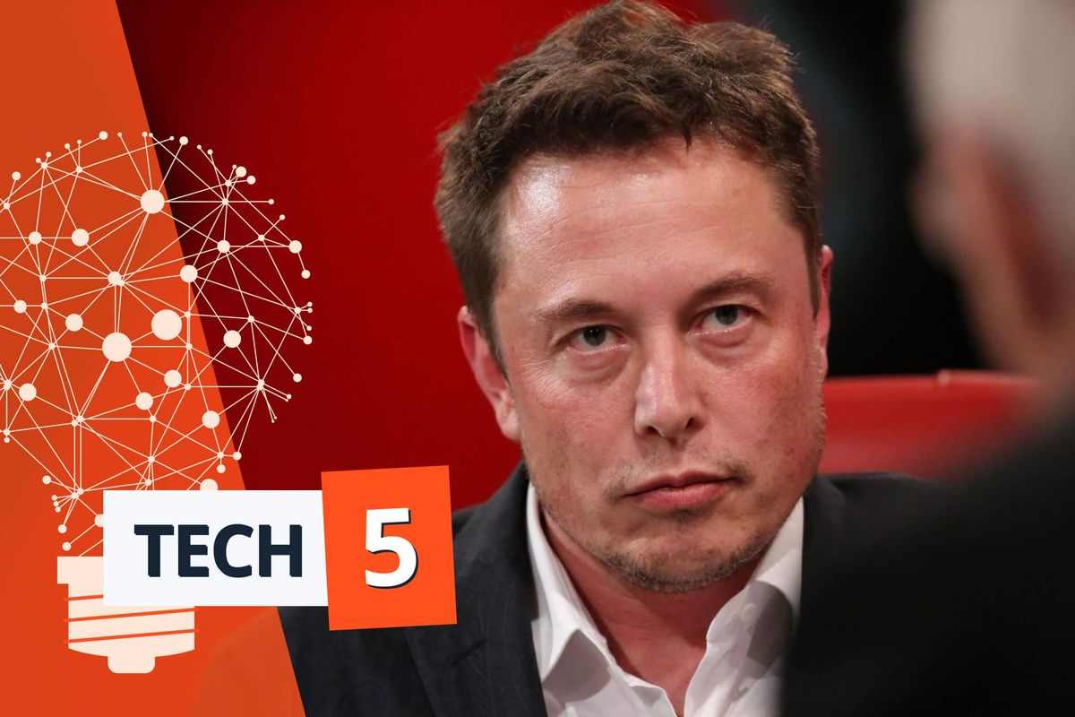 Elon Musk with sad expression.