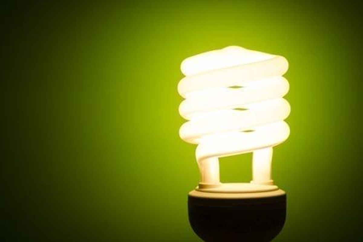 energy-saving lightbulb