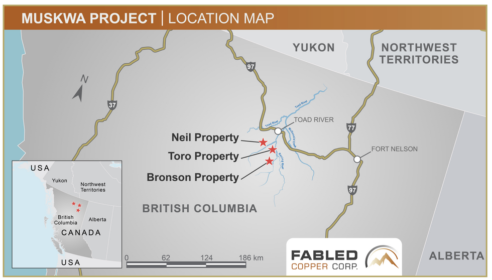 Fabled Copper Muskwa Project