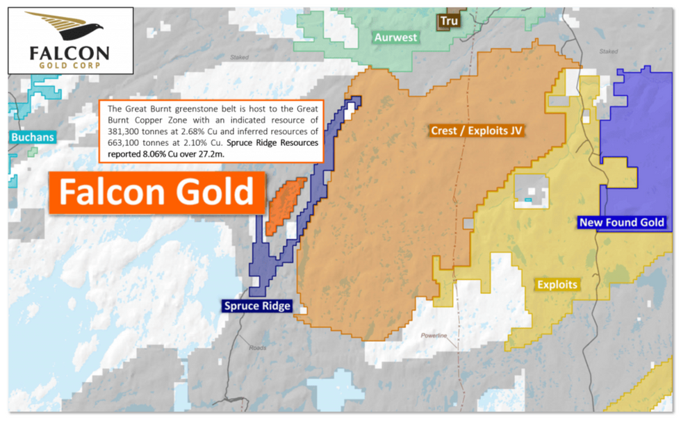 Falcon Gold Burnt project