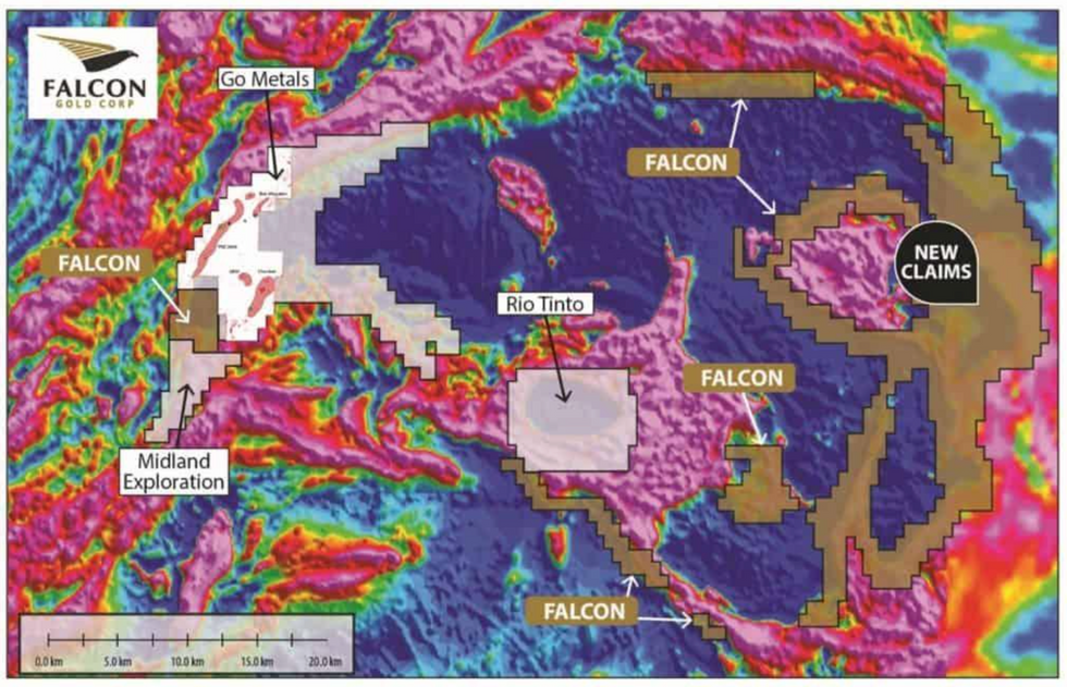 Falcon Gold HSP South property