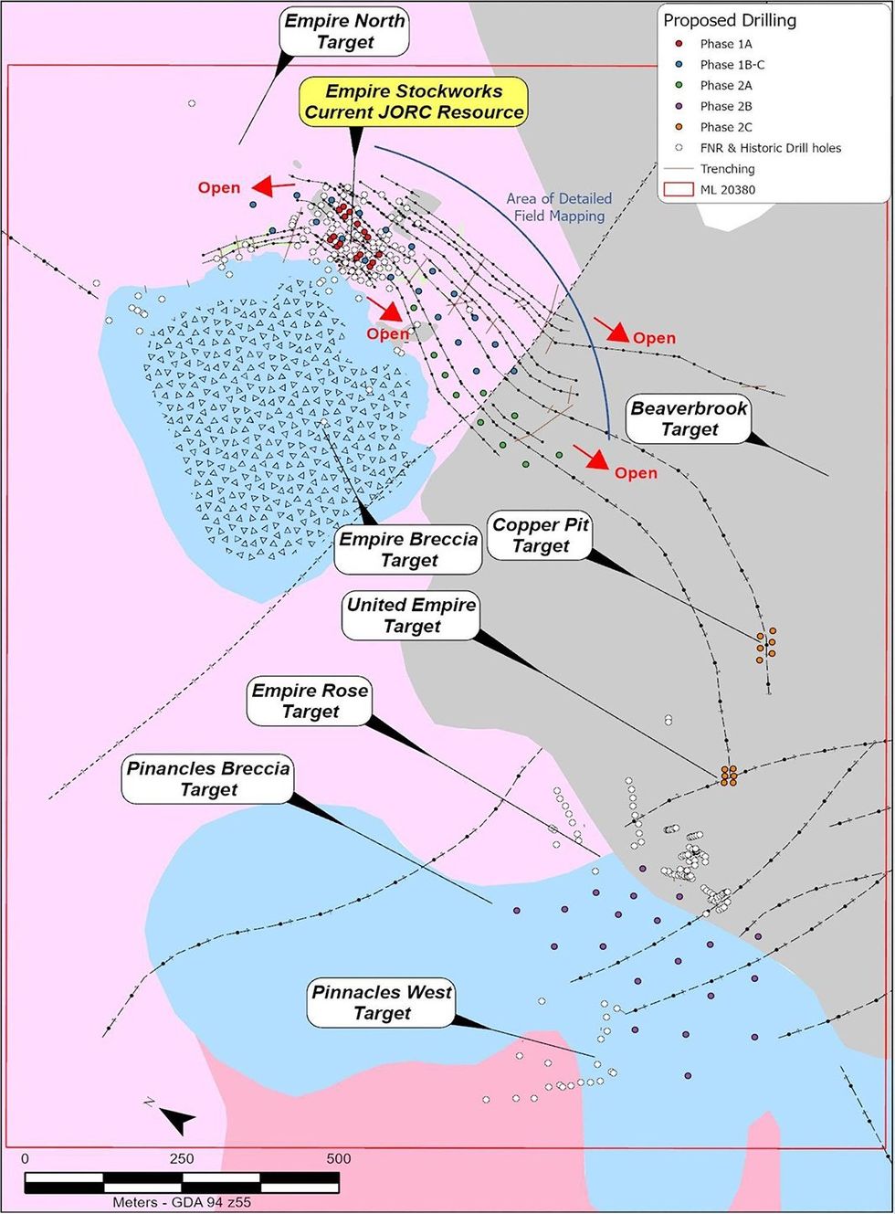 Far Northern Resources Empire Stockworks prospect