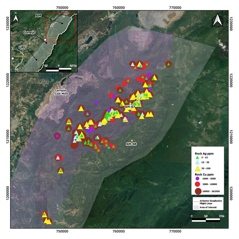 Figure 2: Location of the AM-08 Discovery