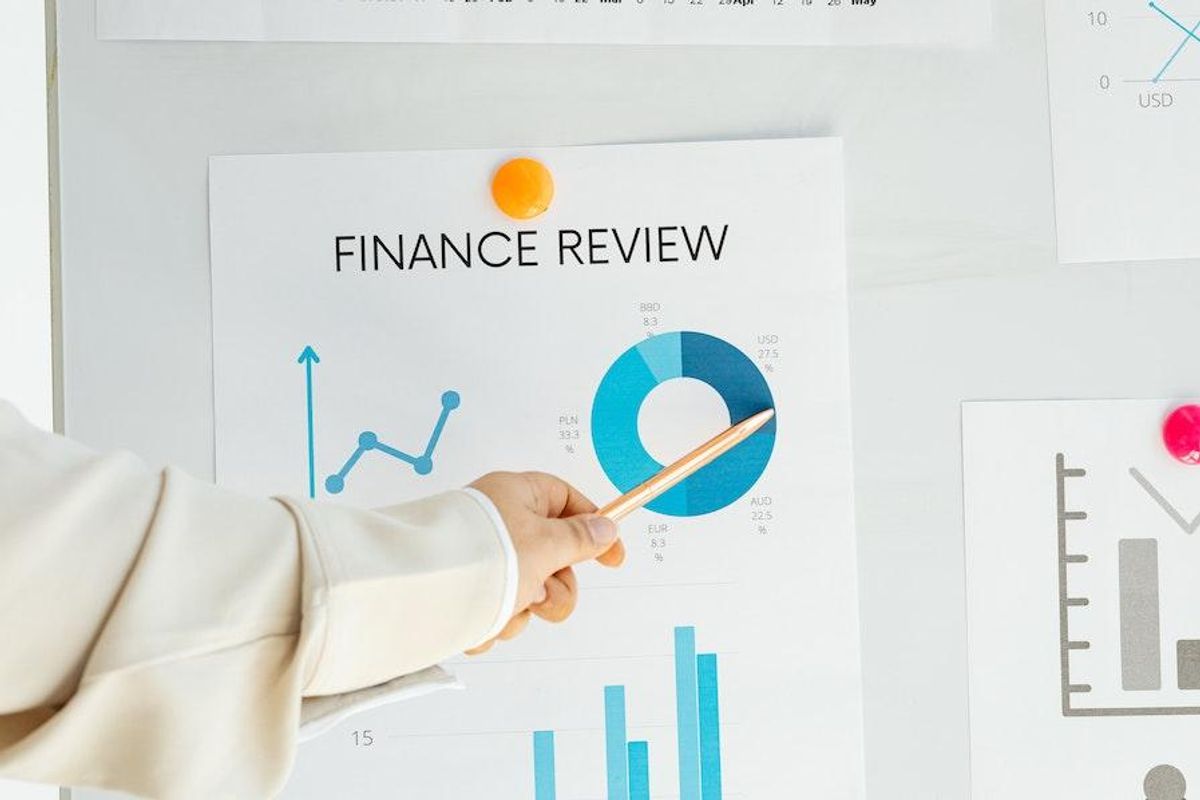 financial review chart