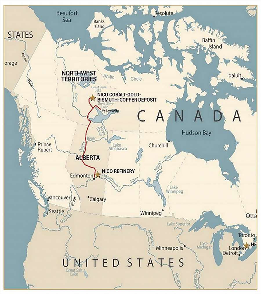 Fortune Minerals \u200bNICO Cobalt Project and Reserves
