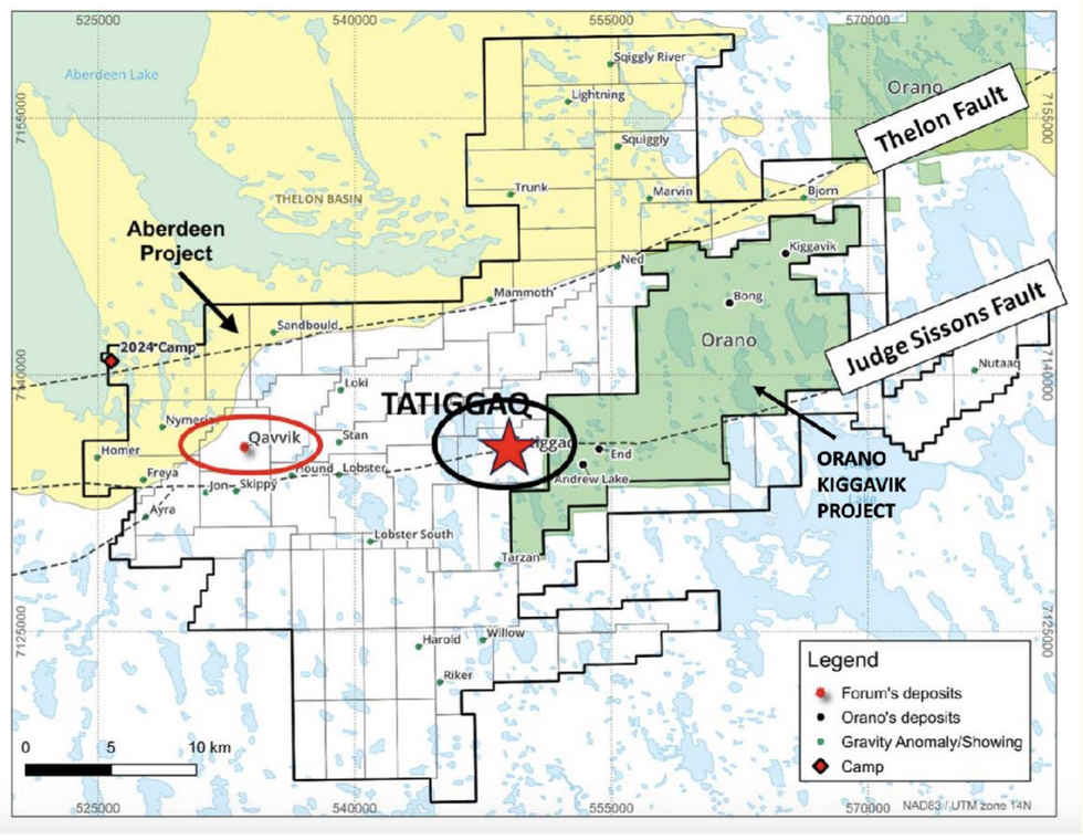 Forum Energy Metals' Tatiggaq Fault