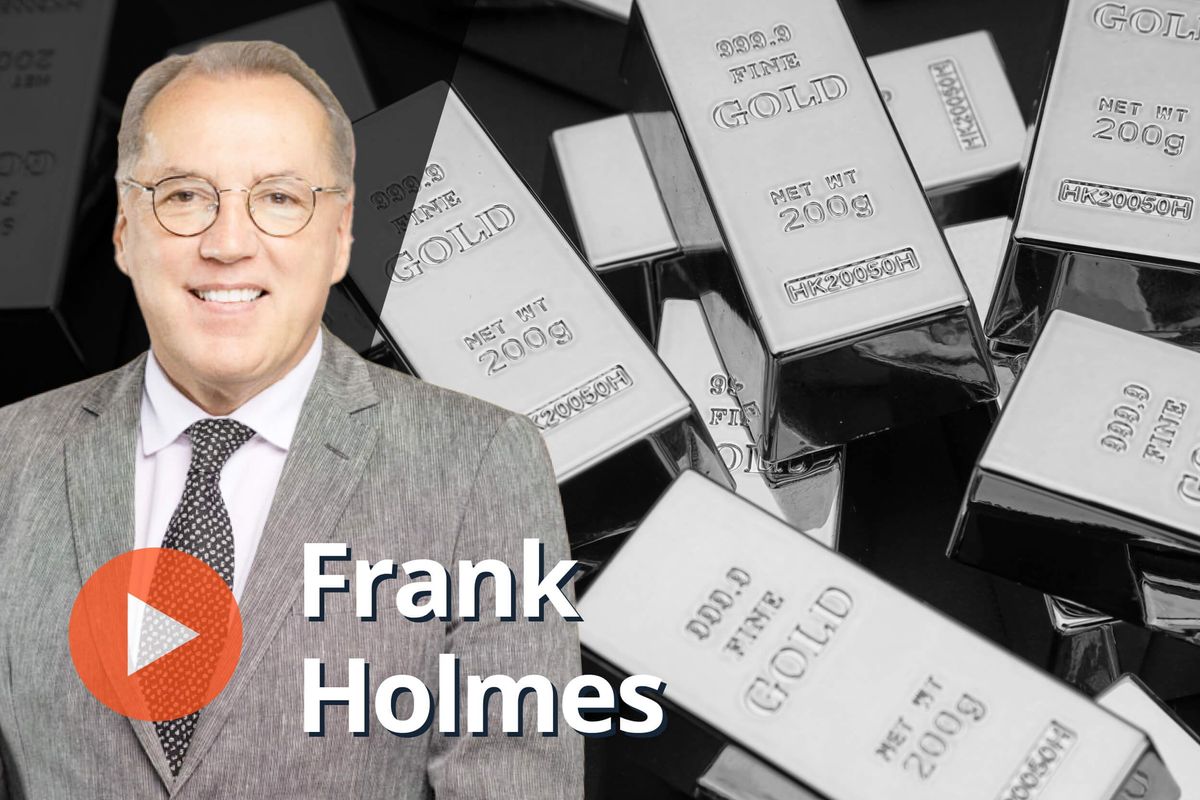 Frank Holmes, gold bars.