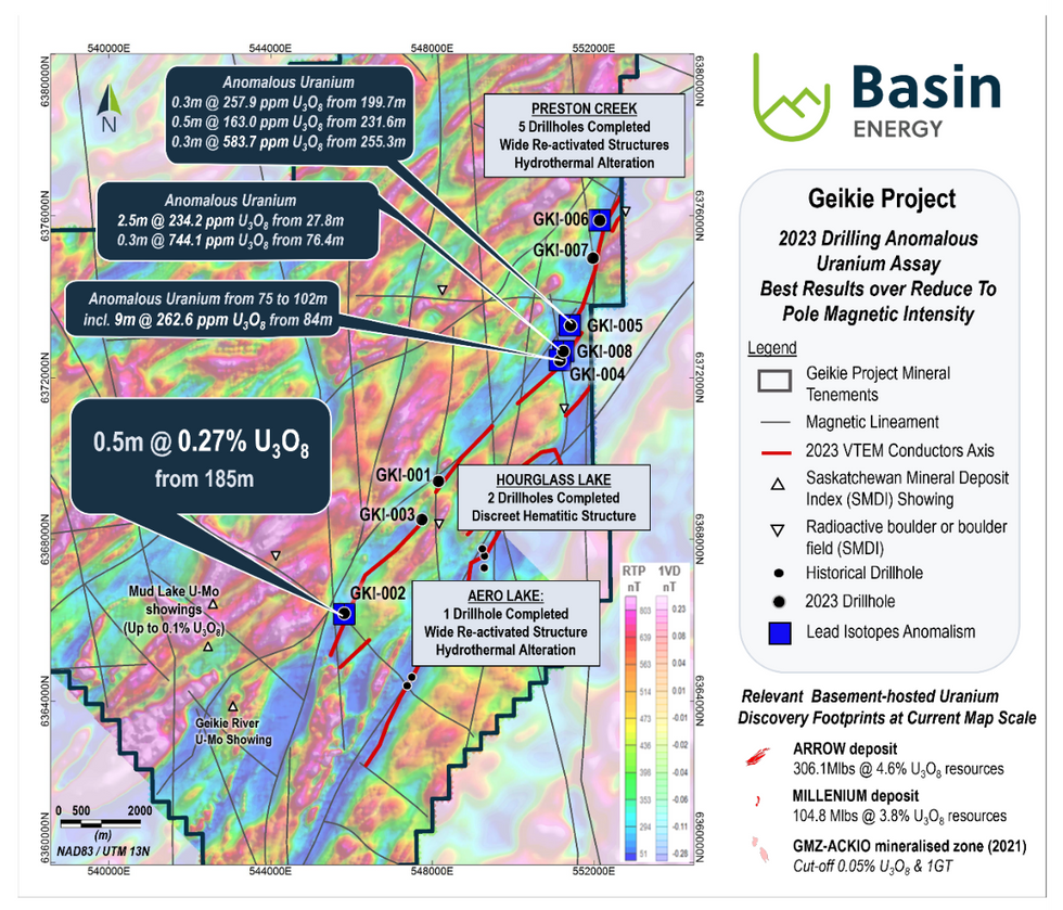 Geikie Project drilling