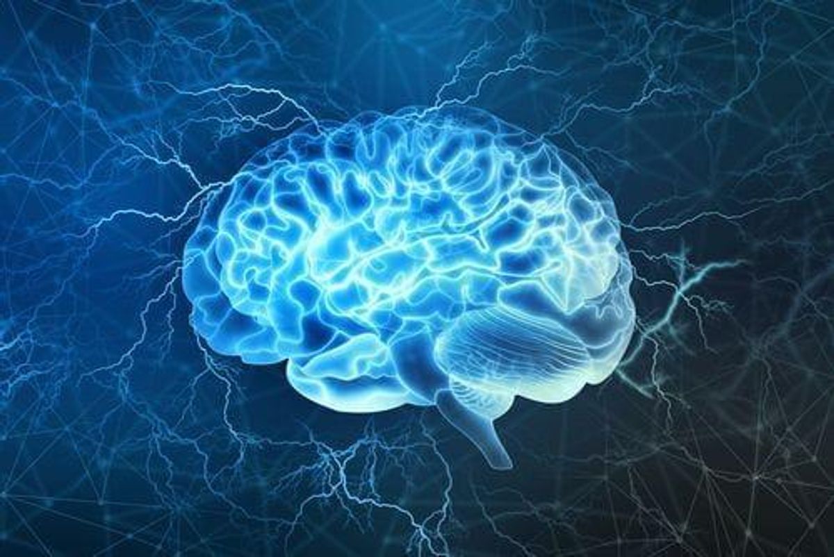 glowing brain