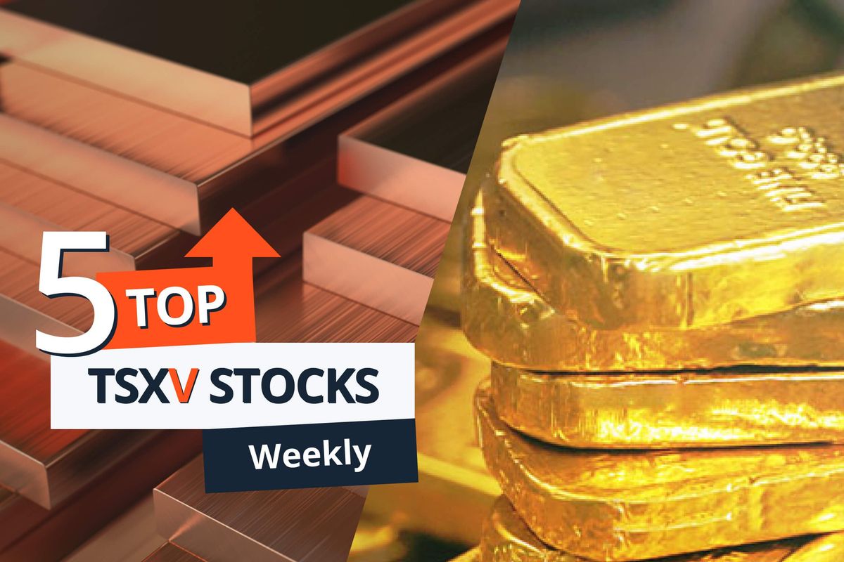 gold and copper bars