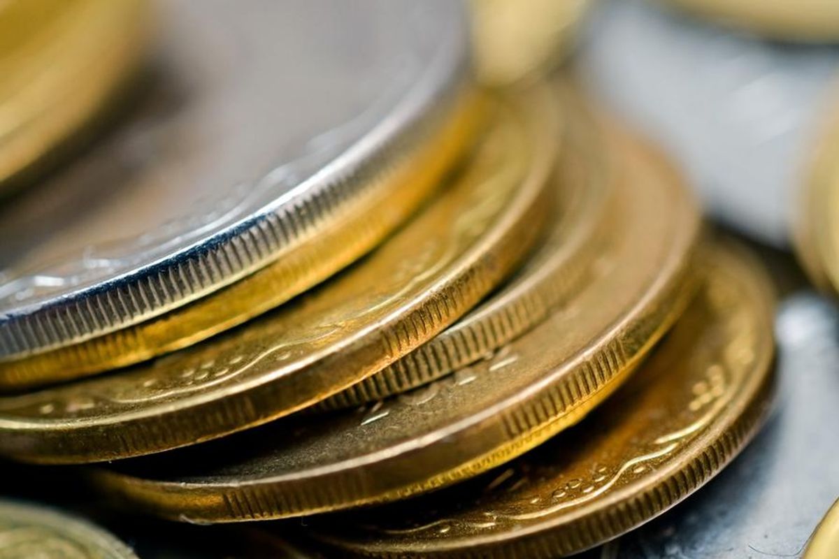 gold and silver coins