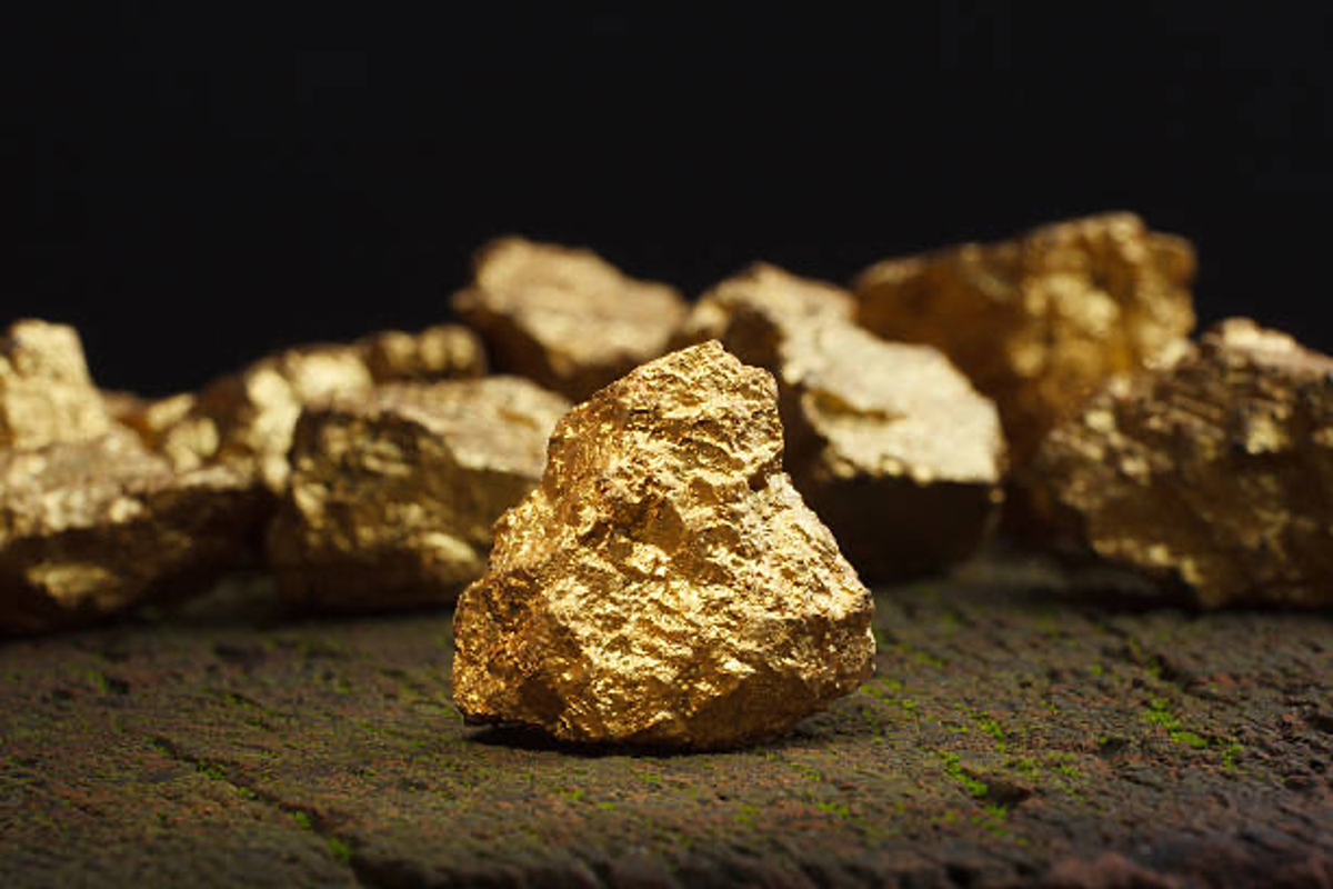 Gold nuggets.