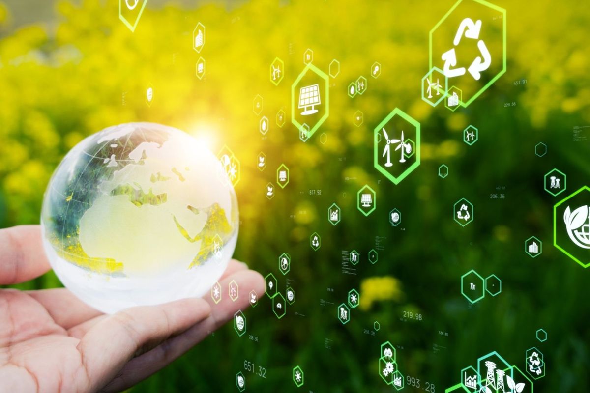 Green technology concept.