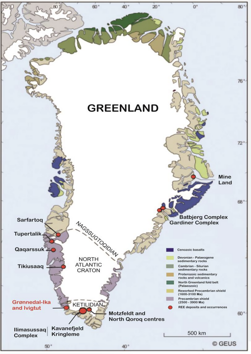 Greenland REE deposits