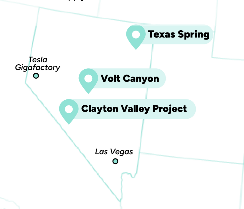 Grid Battery Metals Project Locations