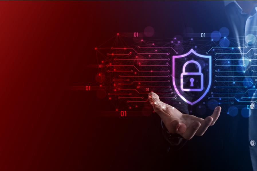hand holding digital lock design