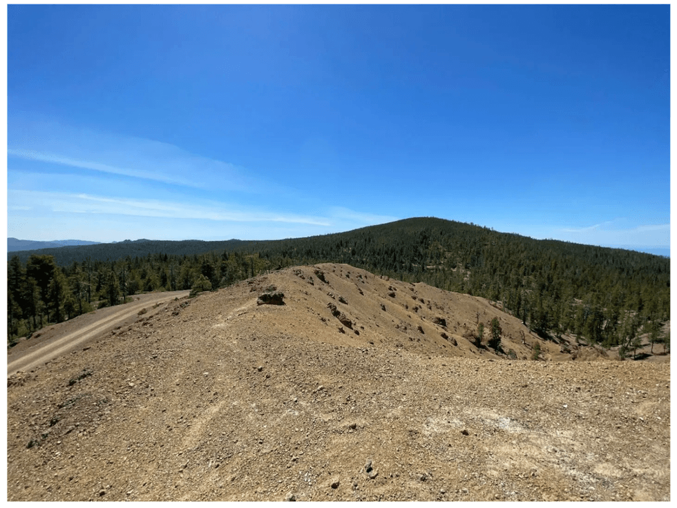 Homeland Nickel's Red Flat property is accessible via gravel road