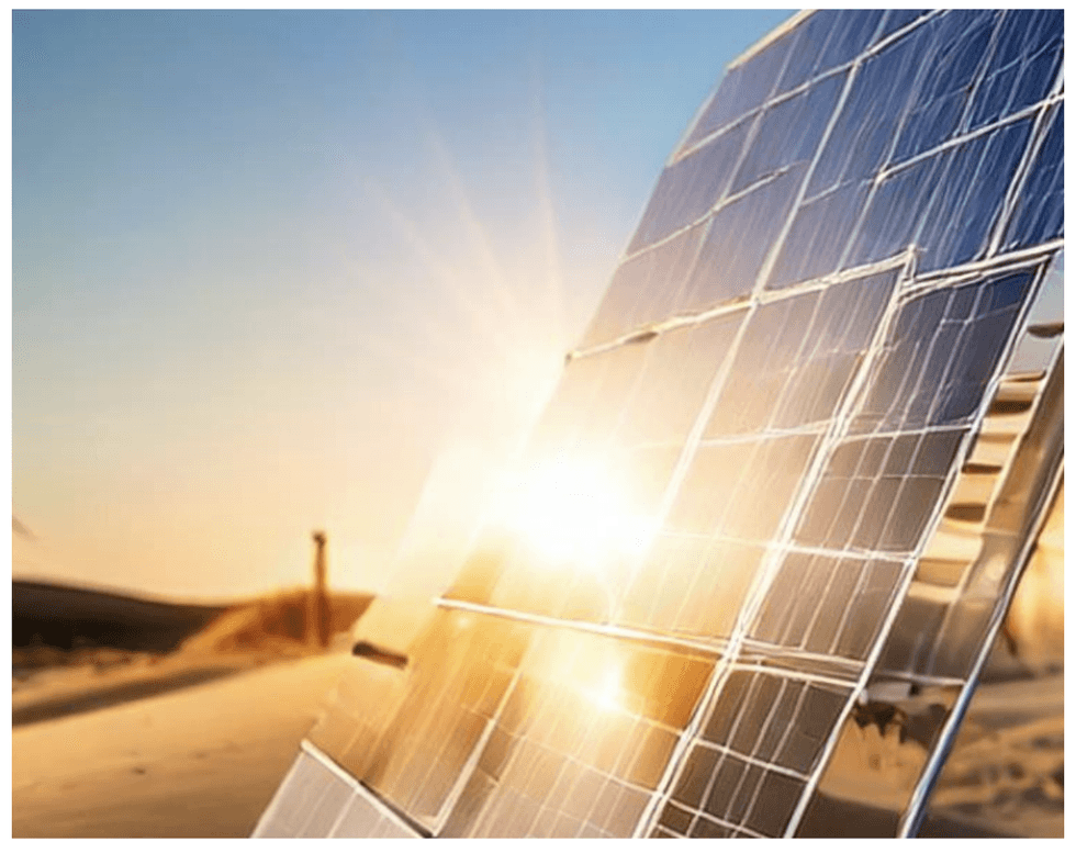 Homerun Resources' solar panels highlighting the company's energy platform