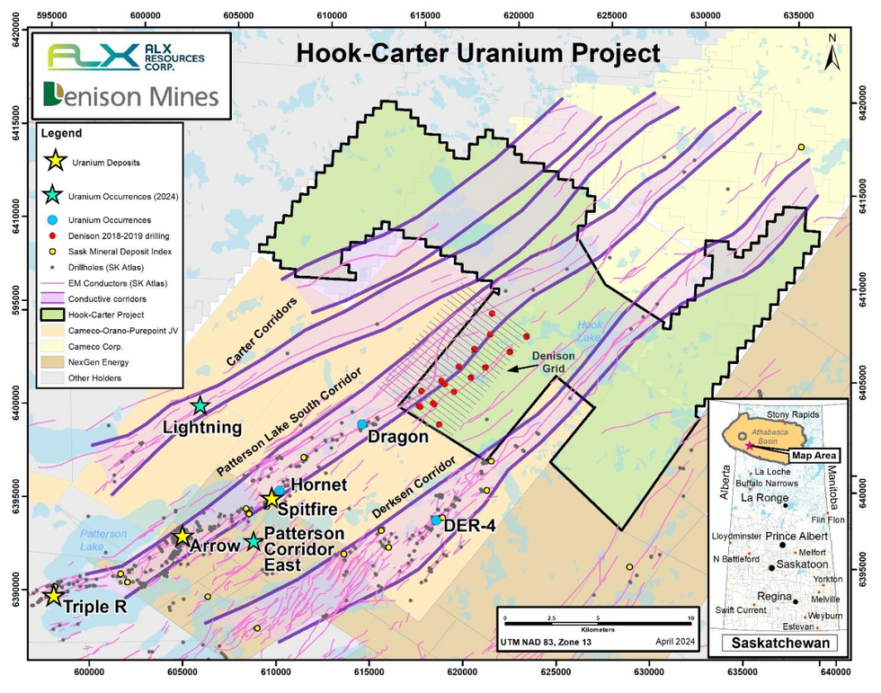 Hook Carter uranium project