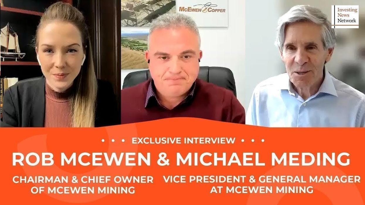 McEwen, Meding: Gold Sector Poised to Move, Copper Crunch Keeps Building
