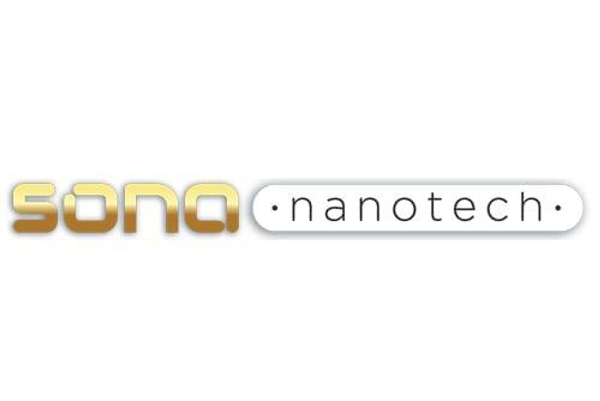 Sona Nanotech Secures Grant Funding to Support Intellectual Property Strategy and Development