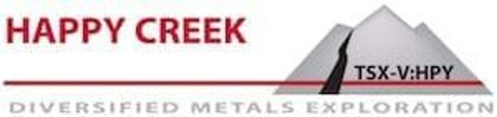 Happy Creek Minerals Completes Private Placement Financing