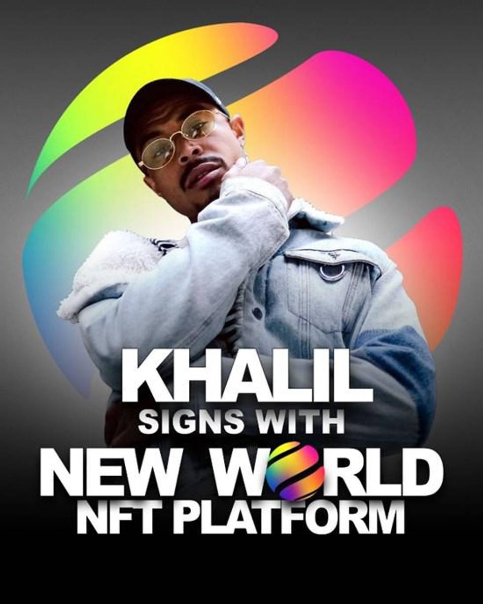 Khalil Signs with New World Inc. NFT Platform to Create Exclusive Music NFTs