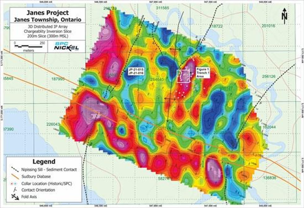 SPC Nickel Announces Remaining Drill Results from its Janes Ni-Cu-PGM Project