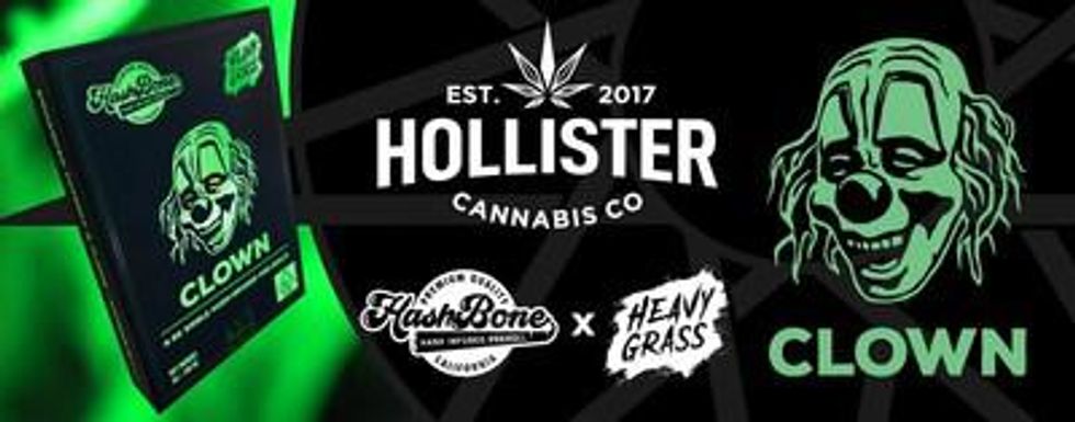 Hollister and Heavy Grass Collaborate with Slipknot Co-Founder Shawn "Clown" Crahan on New HashBone Line