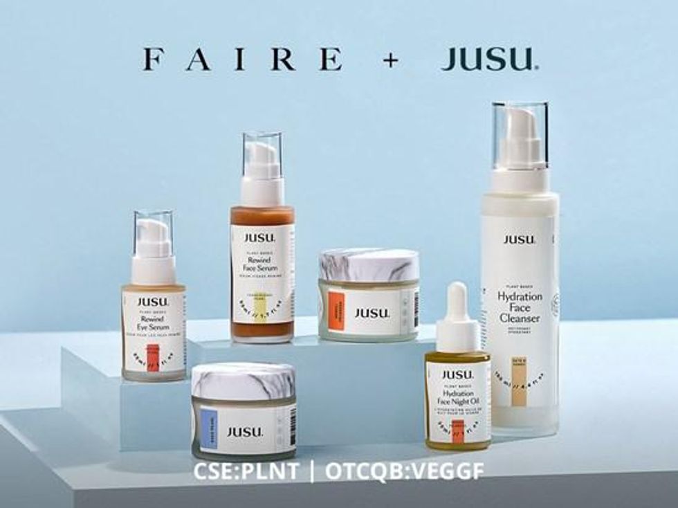 Better Plant Announces Agreement with Faire Wholesale Marketplace for Jusu Home and Body Products