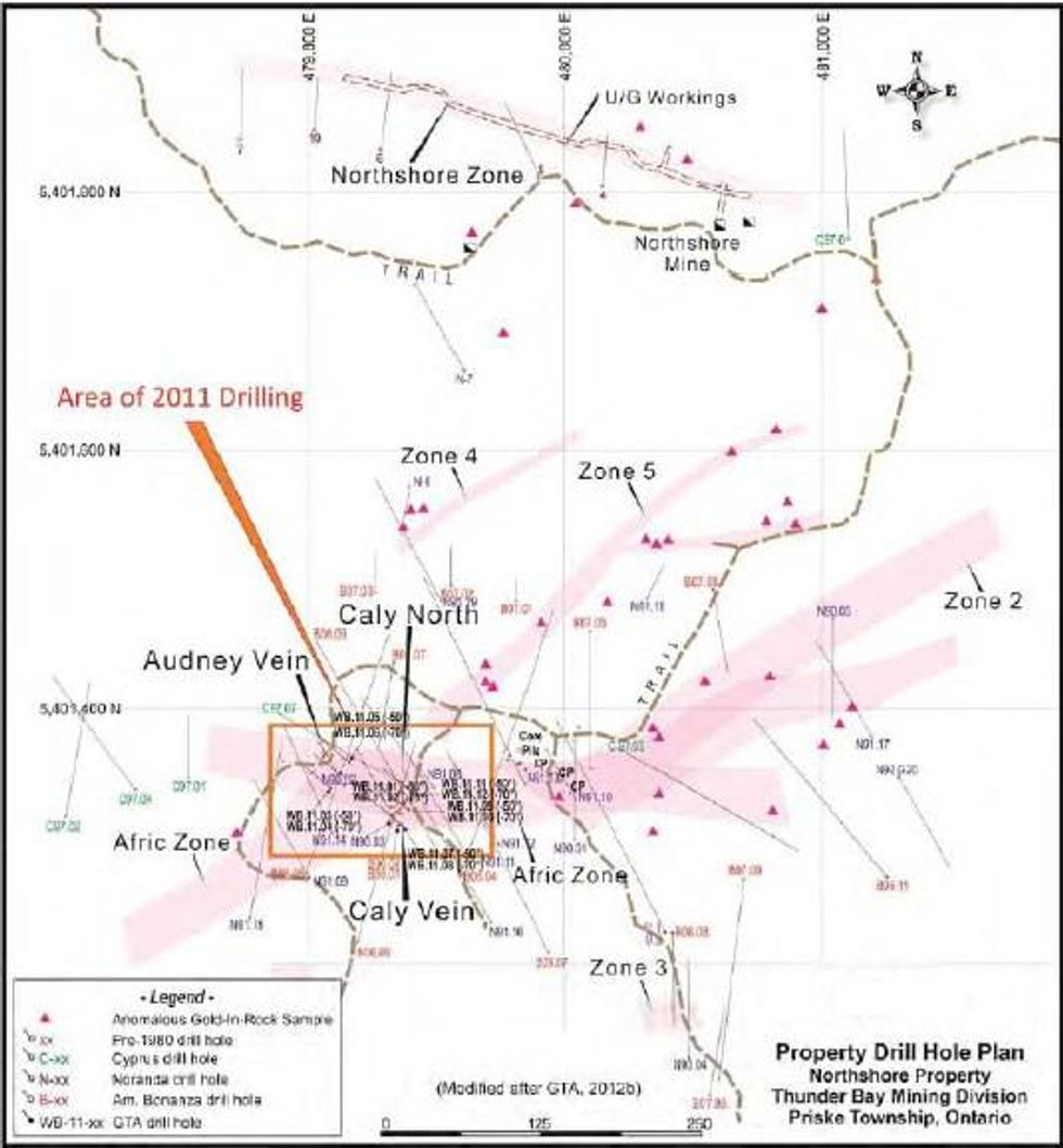 Ready Set Gold Reports First Six Holes from Phase 1 Program at Northshore Confirming New Geological Model