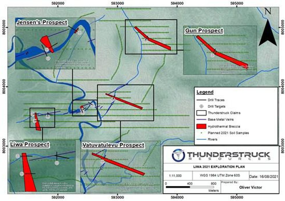Thunderstruck's Liwa Gold/Silver Exploration Underway