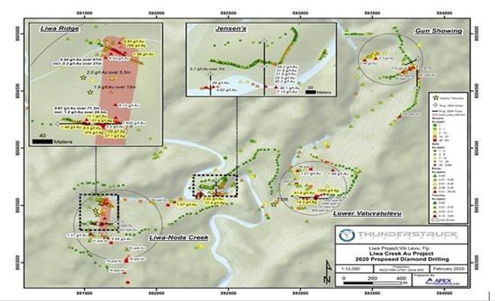 Thunderstruck Commences Exploration at Liwa Gold/Silver Prospect