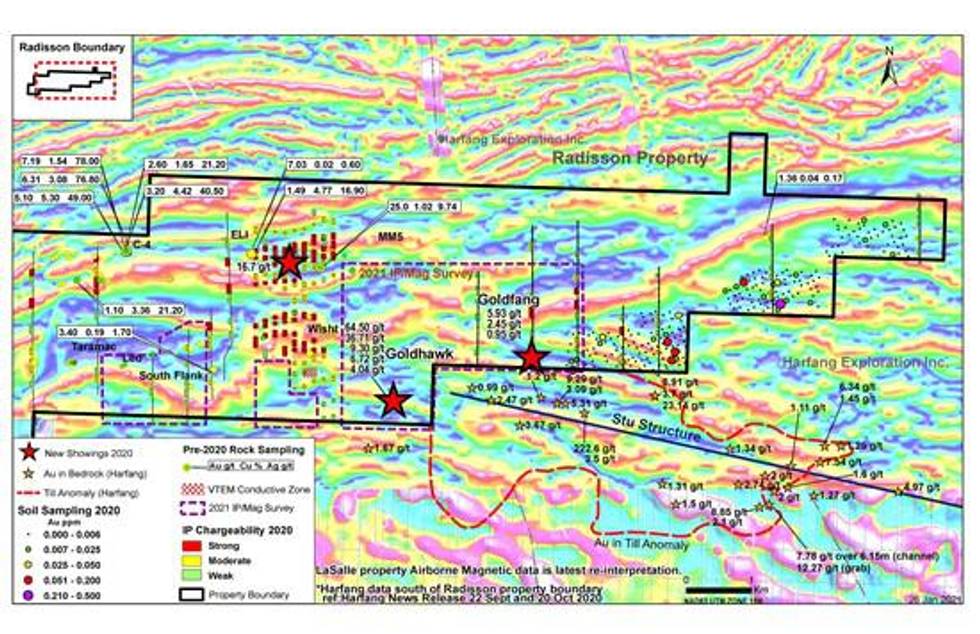 LaSalle Commences 2021 Radisson Exploration Program
