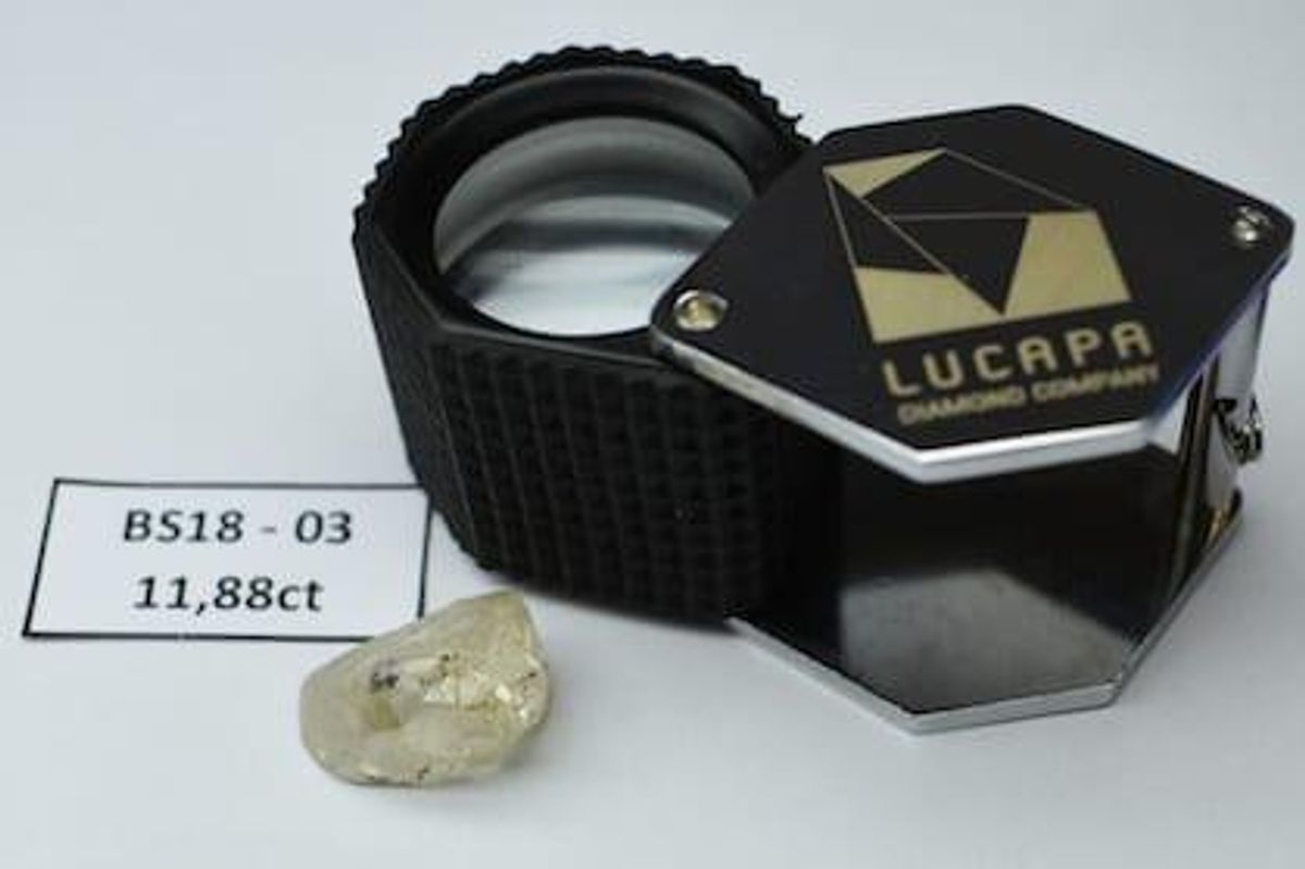 Lucapa Unearths 11.88-carat Diamond from Mothae Mine