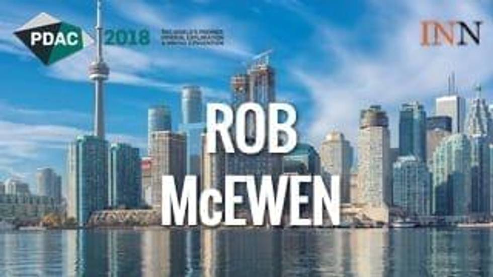 VIDEO -Â Rob McEwen: Gold Price Could Hit $1,800 This Year