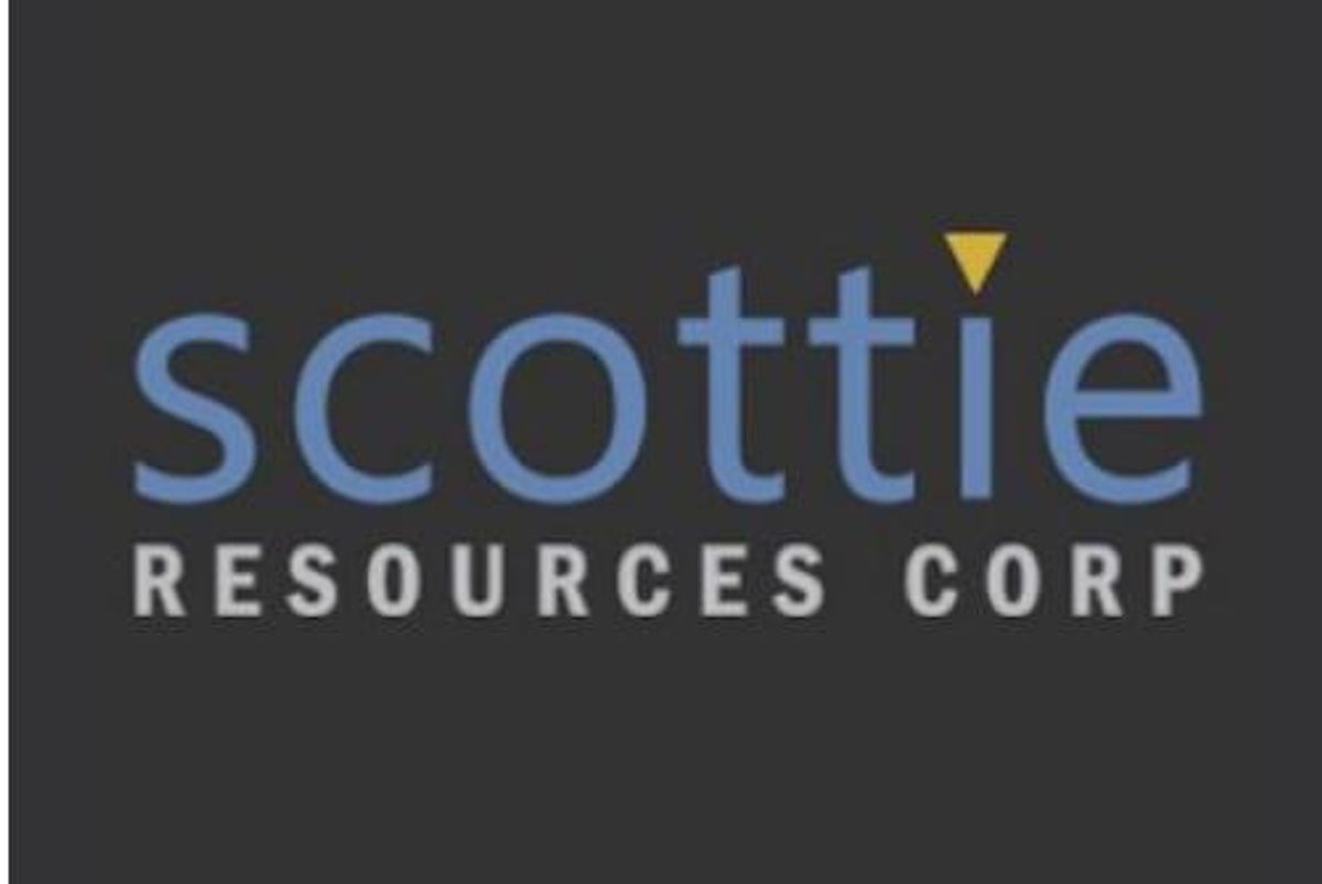SCOTTIE RESOURCES EXTENDS BLUEBERRY CONTACT ZONE TO 720 METRES AND 225 METRES DEPTH WITH INTERCEPT OF 34.6 G/T GOLD OVER 11.86 METRES