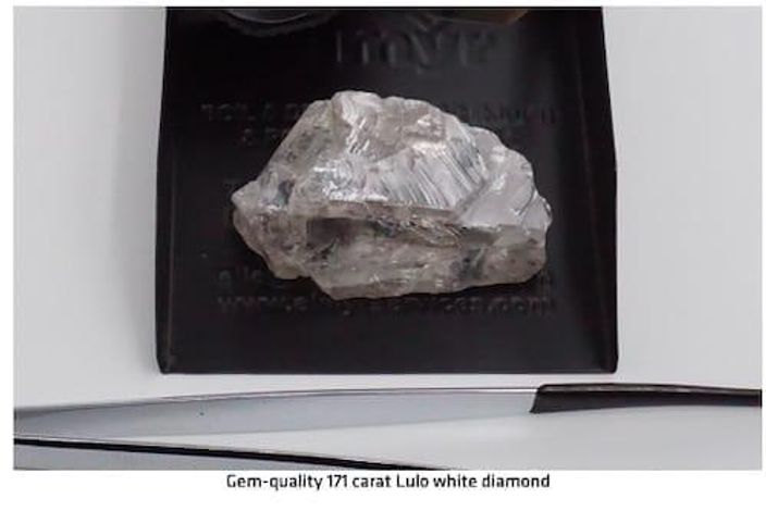 Louis Vuitton has discovered a 549-carat raw diamond