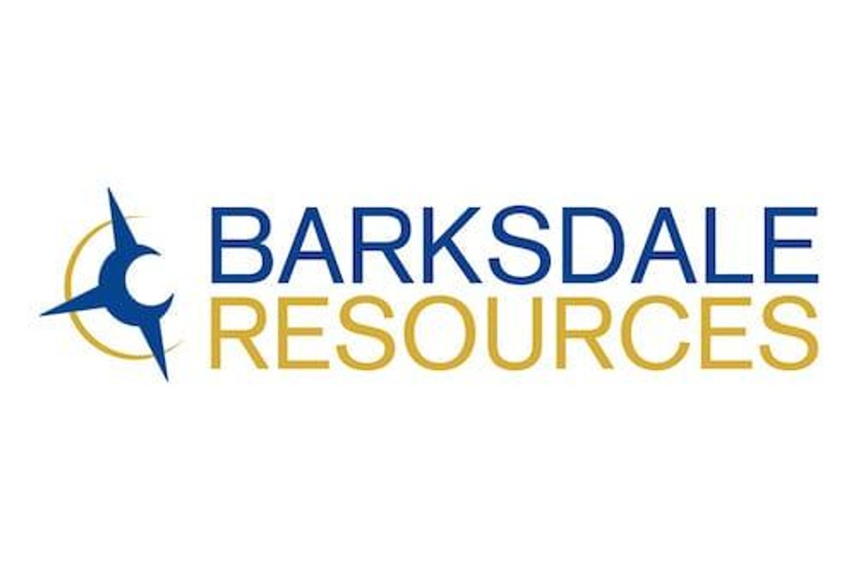 Barksdale Resources Completes Payment for 51% Ownership of Sunnyside