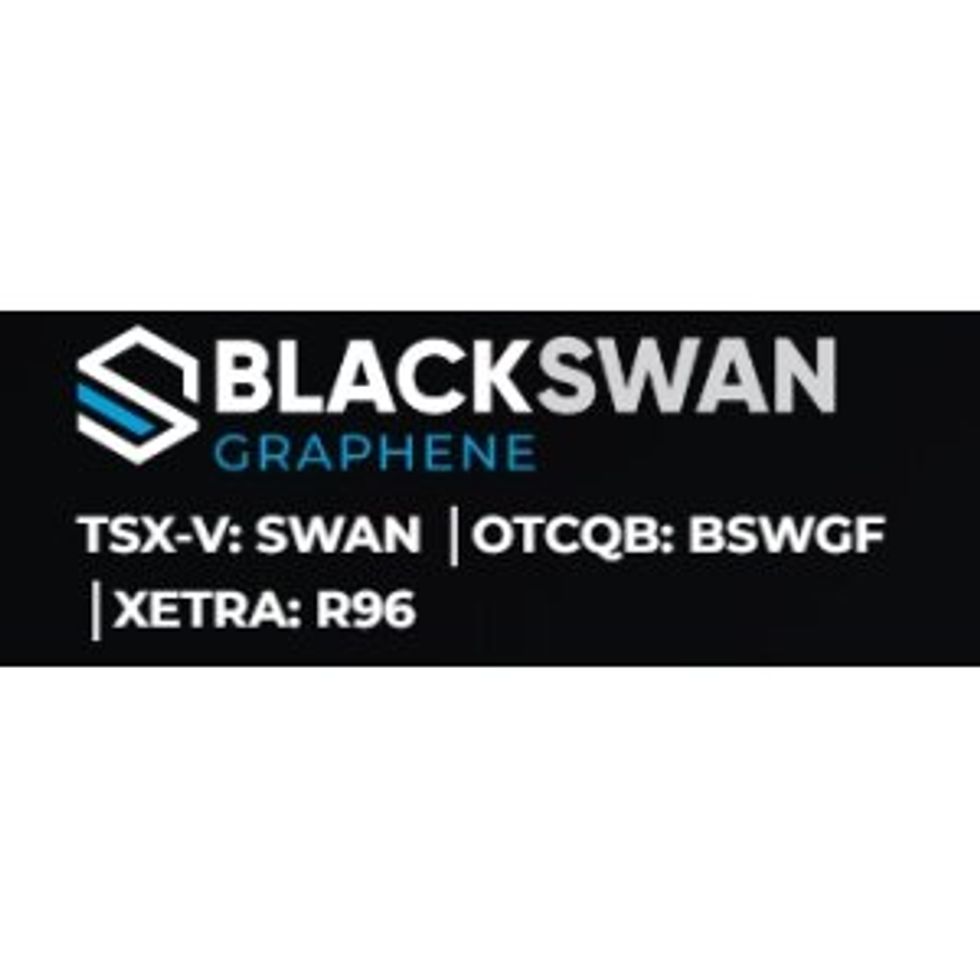Black Swan Graphene Granted Canadian Patent for Groundbreaking Bulk Production Technology of 2D Materials Including Graphene