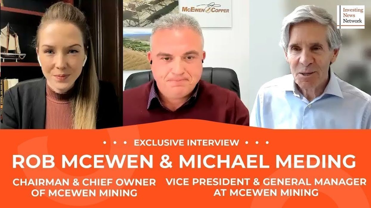 McEwen, Meding: Buying Gold Juniors Now, Watching Copper Demand Build
