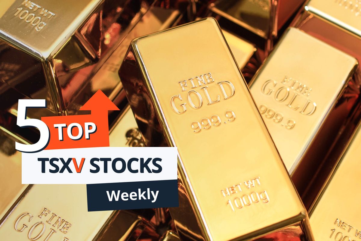 5 Top Weekly TSXV Stocks: Gold Stocks Gain as Metal Soars Above US$2,200