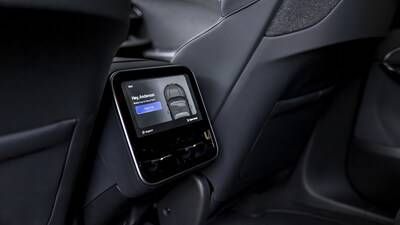 Inside the robotaxi vehicles, an intuitive in-ride experience builds on the unprecedented comfort of the all-electric Lucid Gravity, with interactive screens that let riders personalize their autonomous journey — from heated-seat and climate controls to music, as well as options to contact support, or request the vehicle to pull-over.