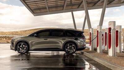 The Lucid Gravity SUV has been recognized by the MotorTrend Best Tech Awards for delivering the Best Public Charging Experience, due to the unique combination of Lucid's high-efficiency powertrain, native NACS compatibility, and ultra-fast charging battery system.