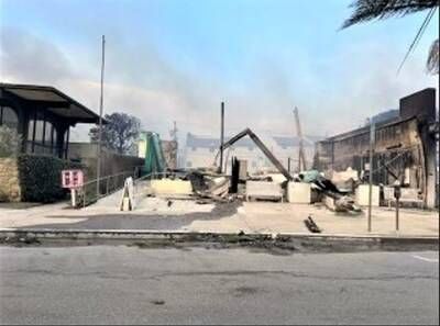 The Palisades-Malibu YMCA was destroyed in the fires one year ago.