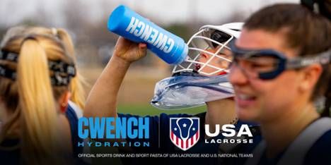 CWENCH Hydration is now the official Sports Drink of USA Lacrosse and the US National Teams.