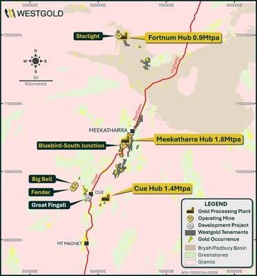 Figure 5: Westgold's Murchison Assets (CNW Group/Westgold Resources Limited)