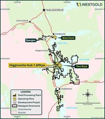 Figure 6: Westgold's Southern Goldfields Assets (CNW Group/Westgold Resources Limited)